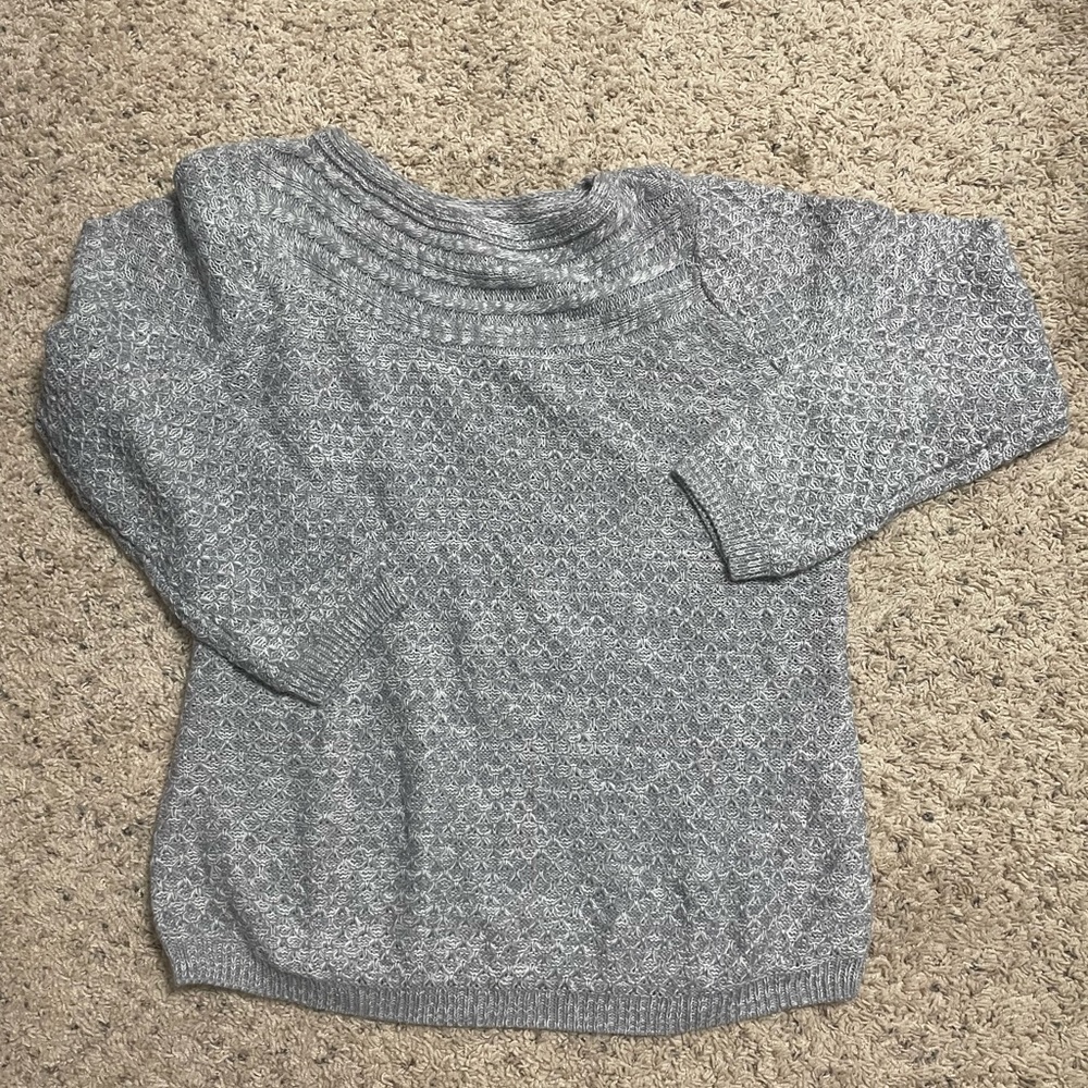 Croft & Barrow Grey Women’s Knit Sweater